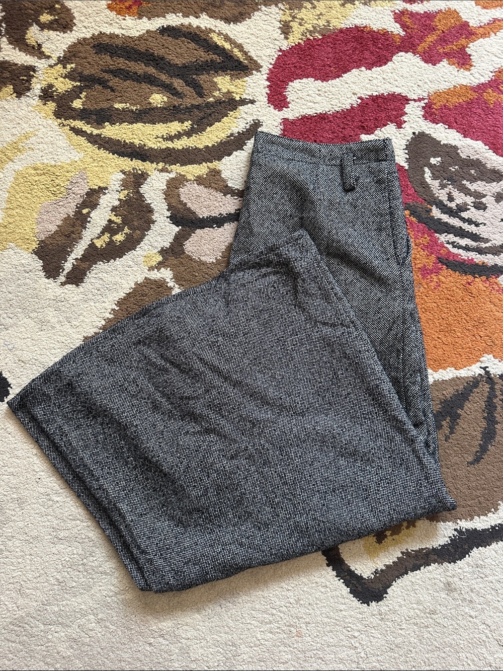Clara Collins Wool Blend Wide Leg Pants